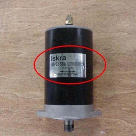 MOTORE ELETTRICO 24V 500W - MODELLO ISKRA AME 1628 - CODICE C162040000