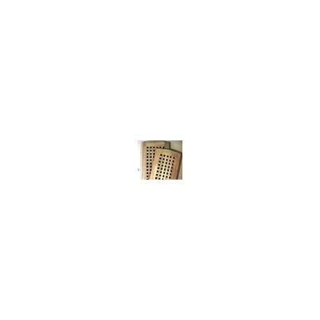 SET DI 2 PEDANE TEAK PI 392/220 FISSO 113x27.5x25mm - SCORREVOLE 110x23.7x22mm