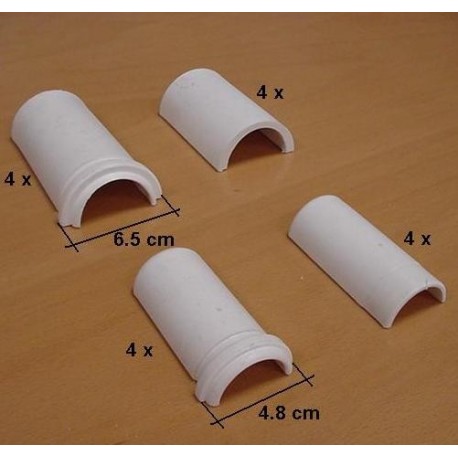 BOCCOLE NYLON SCORRIMENTO TELAIO 358/380/(390.410) TAGLIATE BIANCHE CUSTOMER