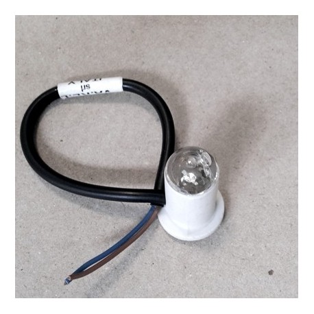 LAMPADINA LED BLU SENZA RESISTENZA CON SFERA Ø13.2 MONTAGGIO ESTERNO
