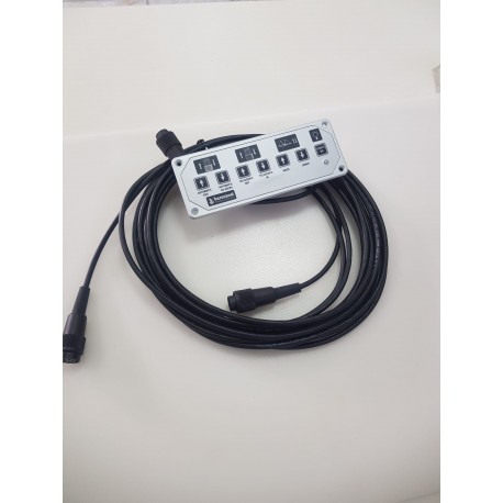 PANNELLO COMANDO POZZETTO COLORE ARGENTO 7 TX RETROILLUMINATO MODELLO NUOVO